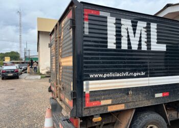 Homem morre e mulher fica ferida após moto passar por faixa elevada e bater em árvore em Boa Vista